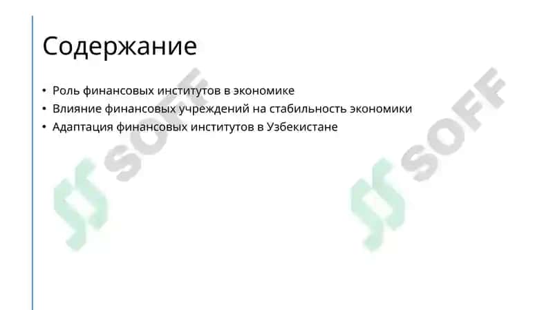 Финансовые институты современого общества 2