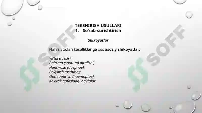 ichki kassaliklar propedevtilasi 2