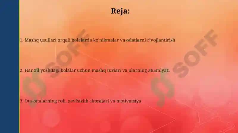 Mashq qilish usuli: bolalarda koʻnikma va odatlarni rivojlantirish 2