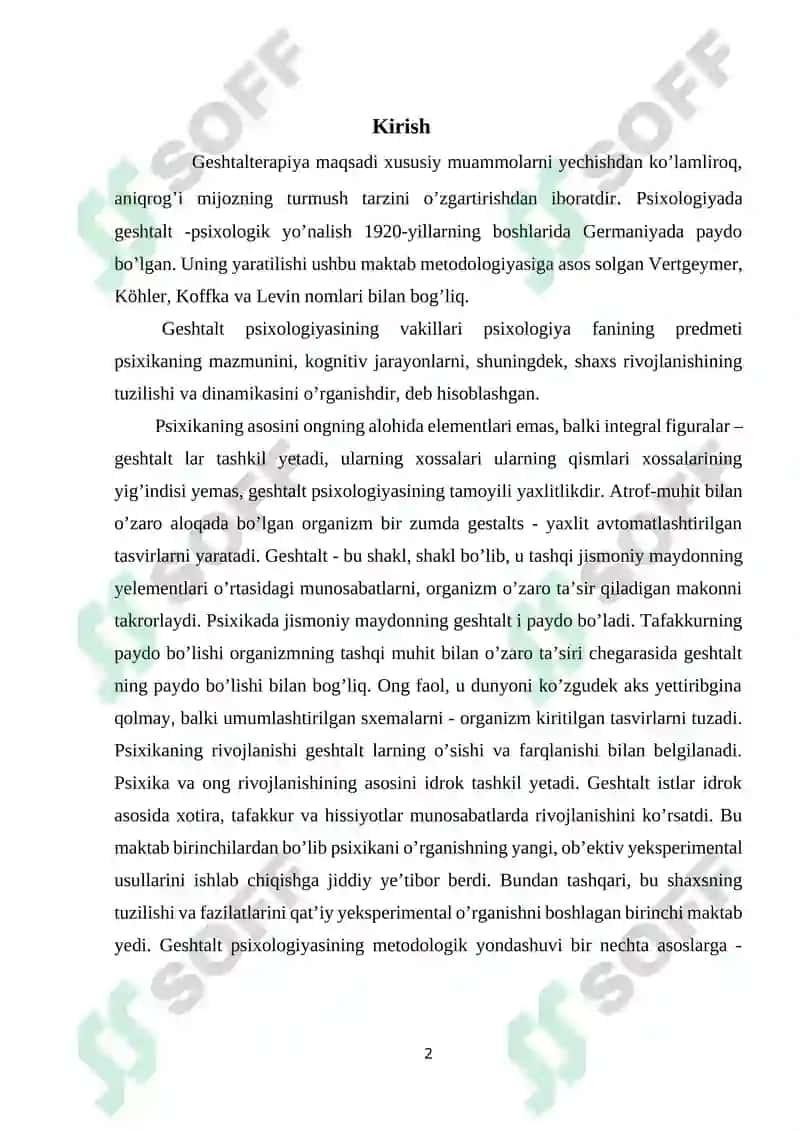 Geshtalt yondoshuv 2