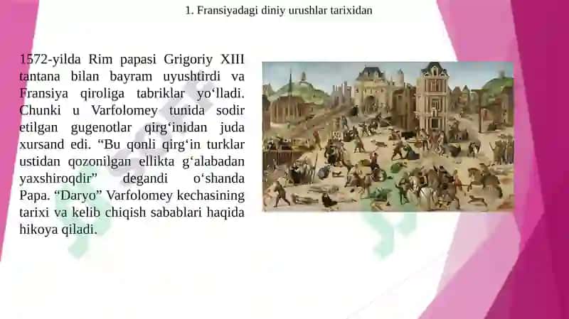 Yangi davrda Fransiyada diniy urushlar 2