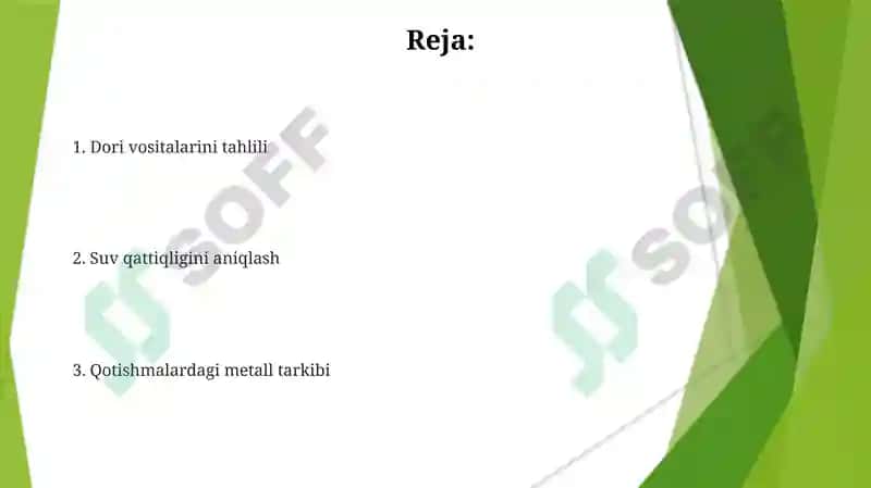 Cho'ktirishga asoslangan titrametrik analiz 2