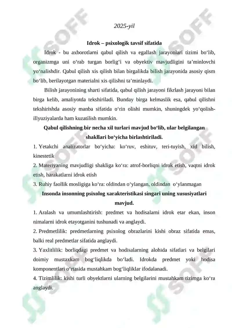 Nutqida kamchiligi bo‘lgan bolalar idrokining xususiyatlari 2