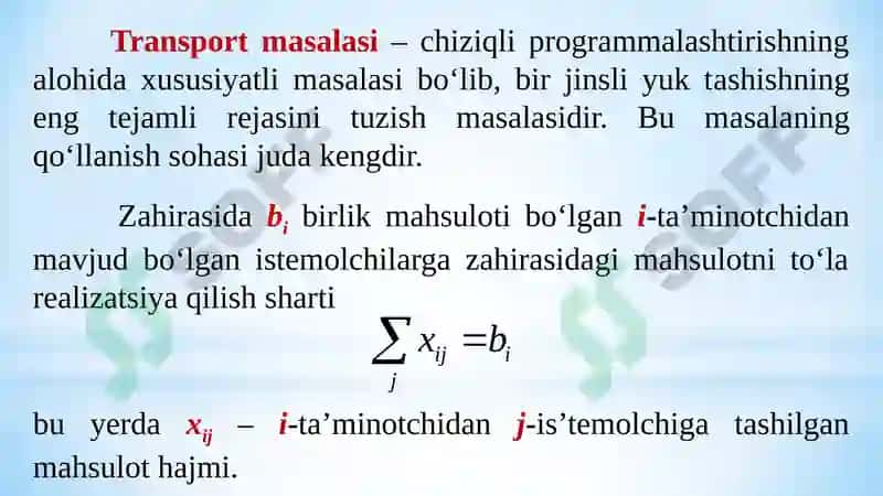 TRANSPORT MASALASI 2