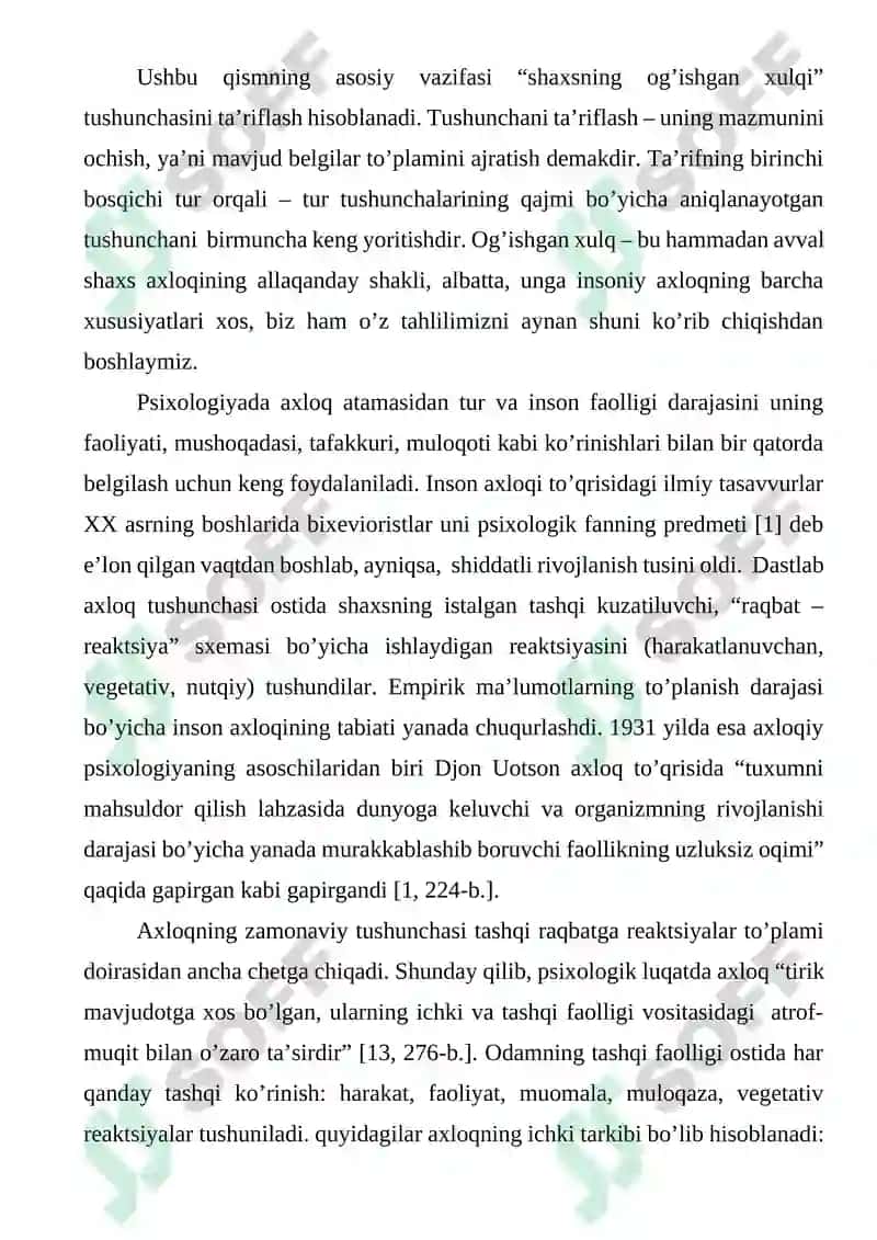 Xulqi og'ishgan bolalar psixologiyasi kursi 2