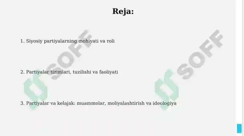 Siyosiy partiyalar: tushunchasi, roli va ularning asosiy funksiyalari 2