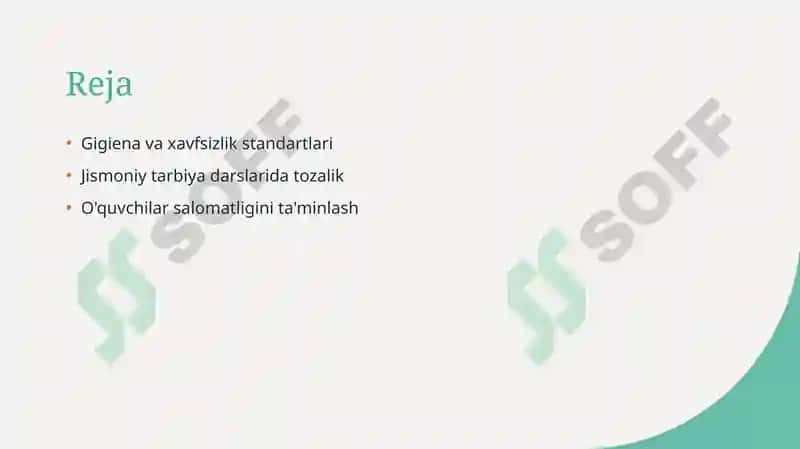 Jismoniy tarbiya darsiga boʻlgan gigienik talablar 2