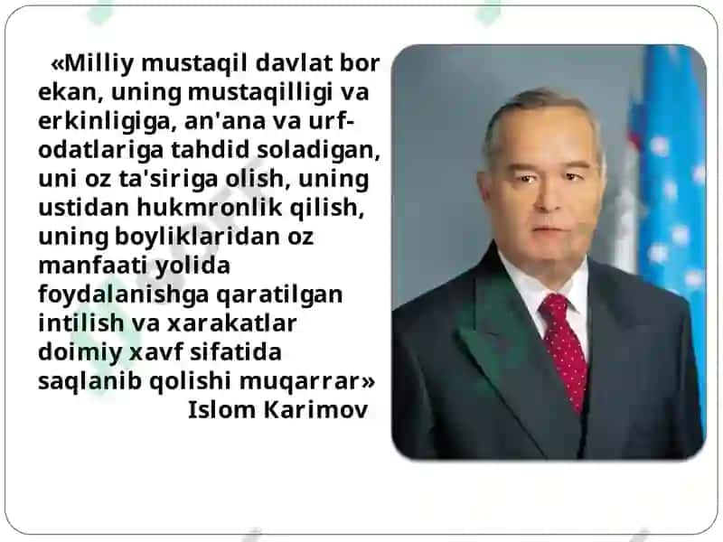Milliy g’oya, ijtimoiy taraqqiyot va mafkuraviy jarayonlarning o’zaro bog’liqligi 2