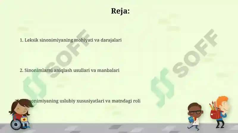 Leksik sinonimiya 2