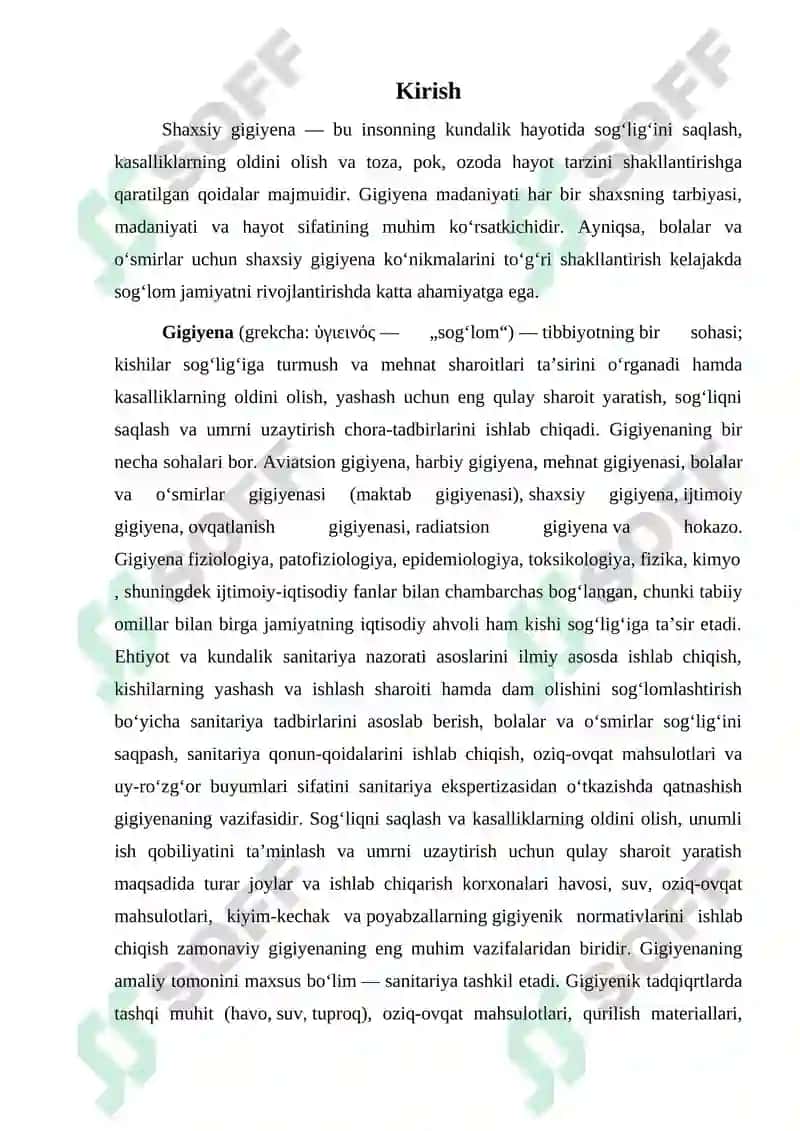 Shaxsiy gigiyena 2