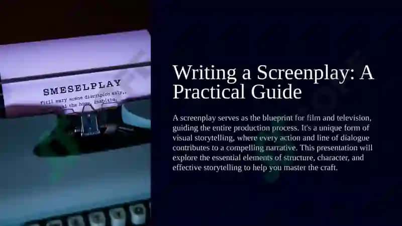 Writing a Screenplay: A Practical Guide 2