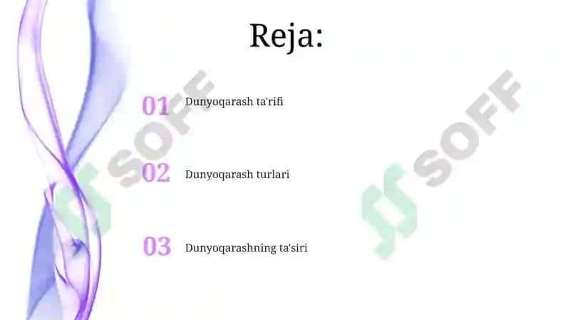 Dunyoqarash va O'zgarishlar 2