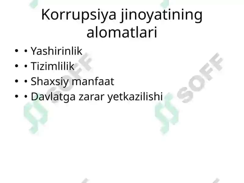Korrupsiya tushunchasi 2