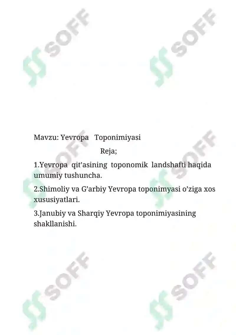 Yevropa toponimiyasi 2