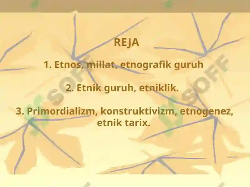 Etnologiyaga kirish va tarixi 2
