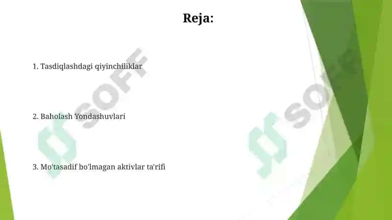 Qimmatli nomoddiy aktivlar 2