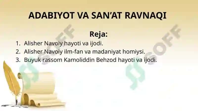 ADABIYOT VA SAN'AT RAVNAQI 2
