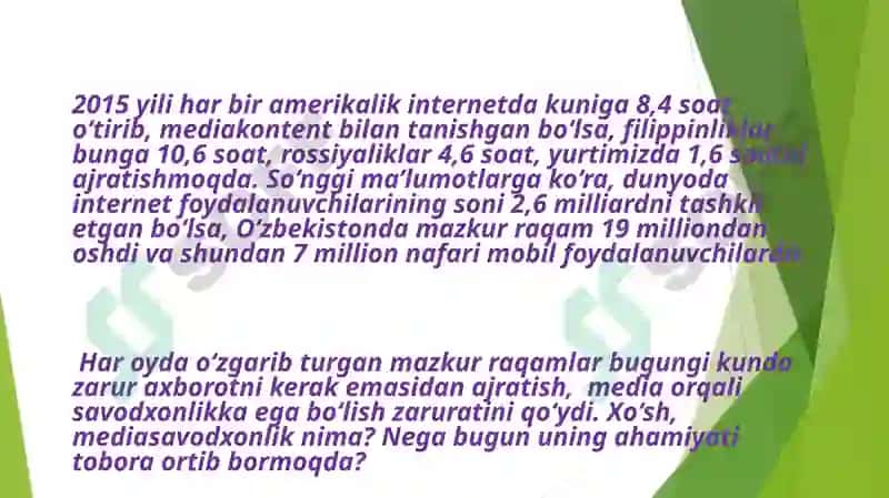 Mediasavodxonlik 2