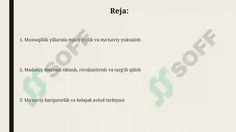 O'zbekistonning eng yangi tarixi 2