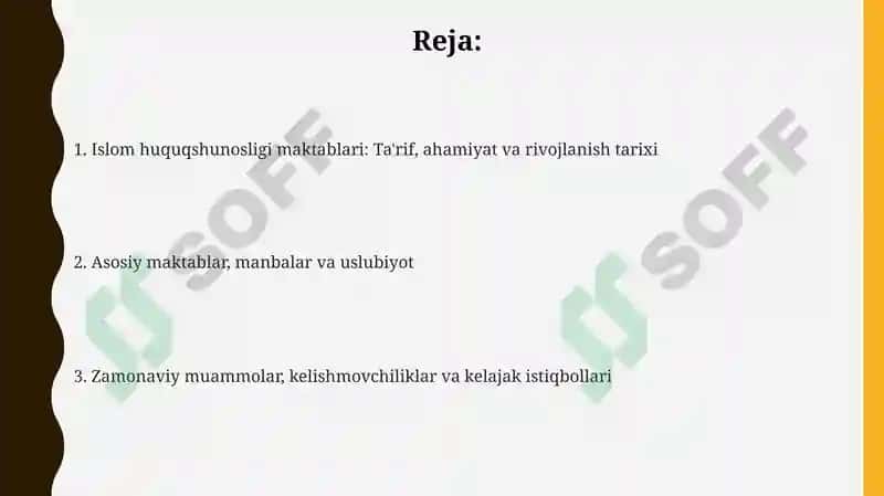 Islom huquqshunosligi maktablari 2