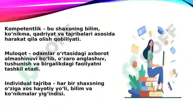 Kompetentlikning shakllanishi 2