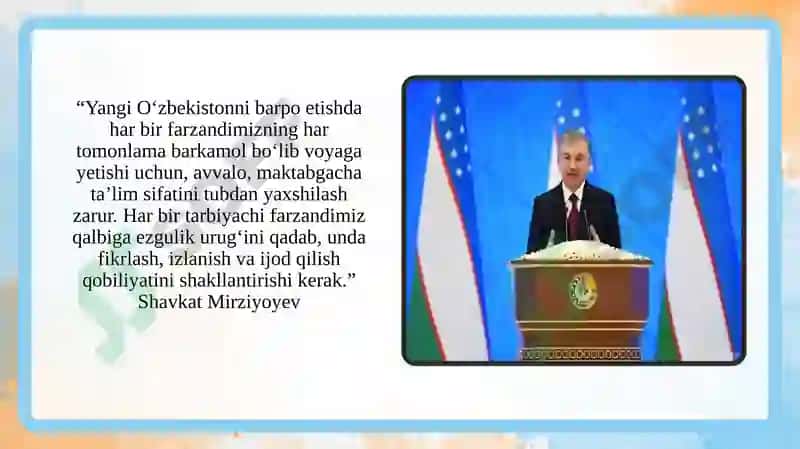Metodik mahorat kuni: Bolalar bog‘chasi. Bolalarni rivojlantirishda o‘yinga asoslangan ta’limdan foydalanishga doir pedagoglarni resurslar bilan ta’minlash usullari 2