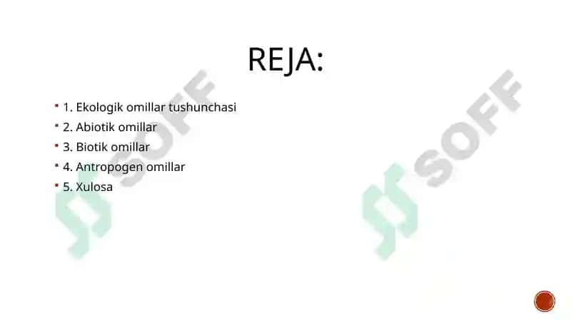 Turli ekologik omillarning tirik organizmlarga ta’sir etish mexanizmlari 2