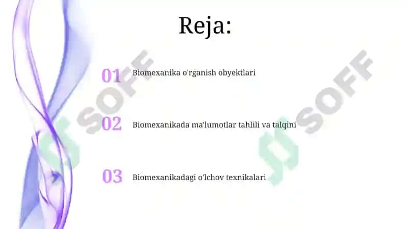 Biomexanika fanining predmeti va medodlari 2