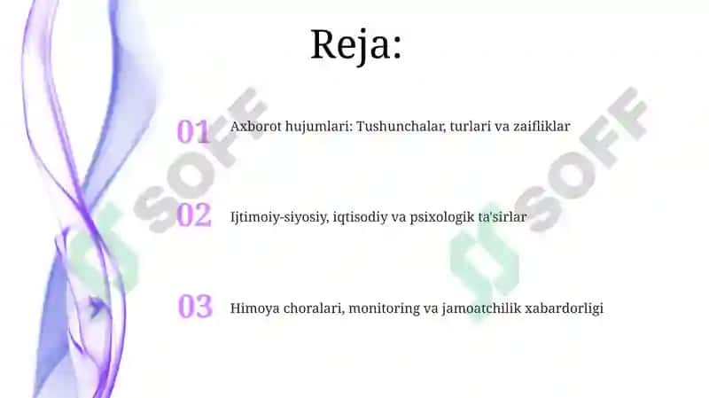 Axborot hujumlari va tahdidlari 2