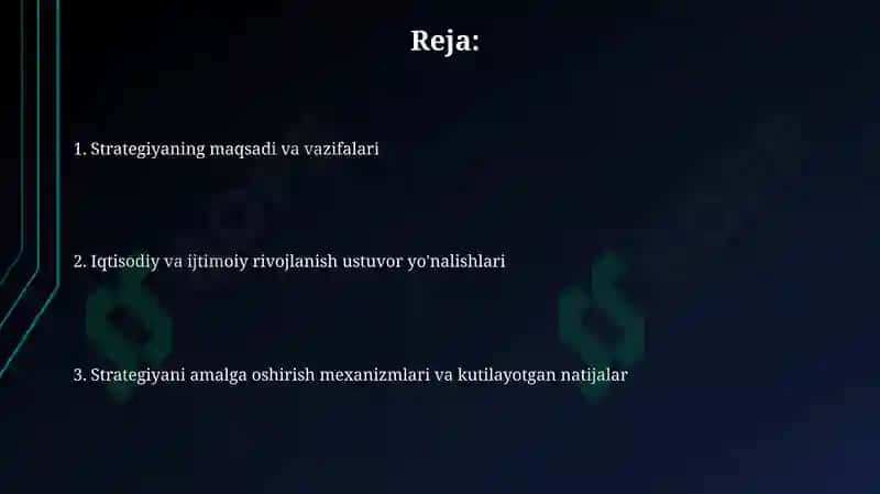 Yangi O'zbekiston strategiyasi 2