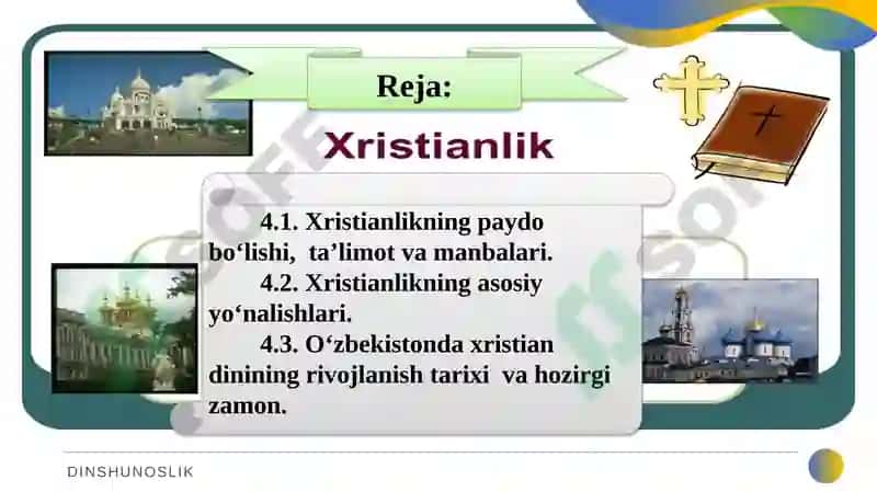 Xristianlikning Paydo Bo‘lishi, Ta’limot va Manbalari 2