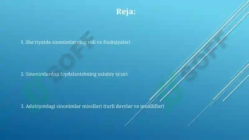 Lug'aviy sinonimlar poetik vosita sifatida 2