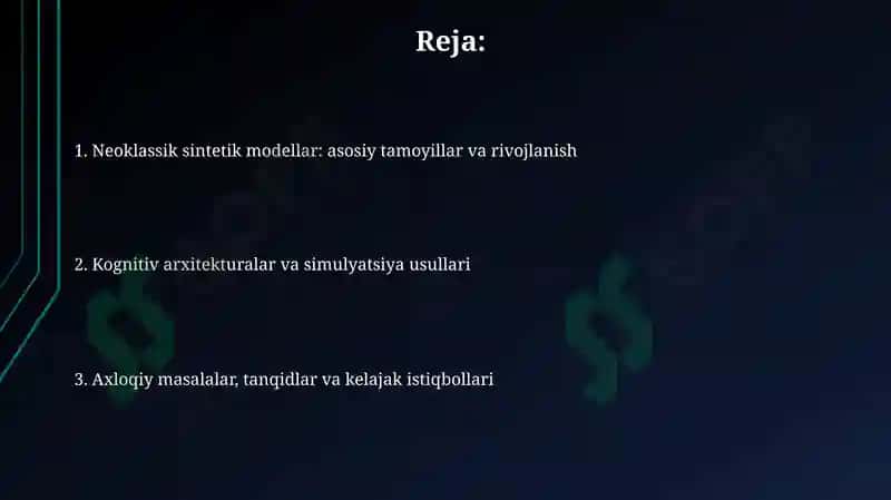 Neoklassik sentiz 2