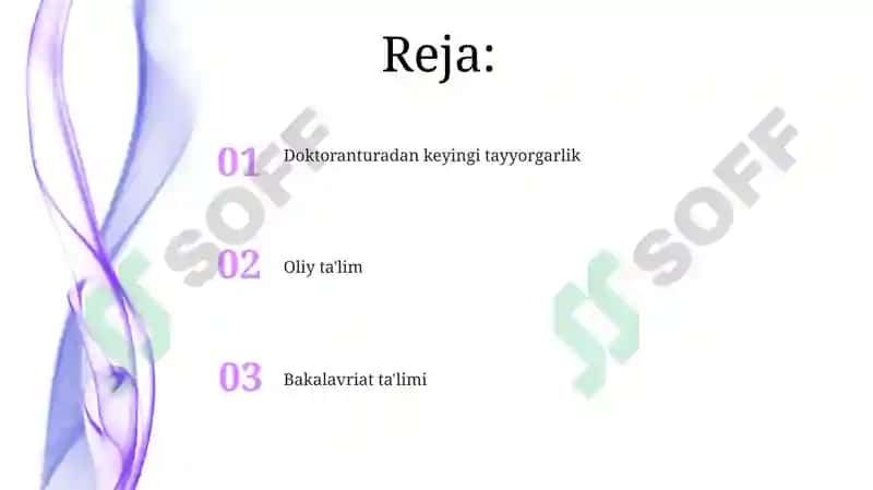 Psixologlarni tayyorlash bosqichlari 2