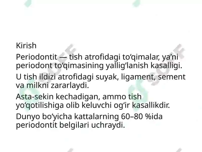 Periodontit 2