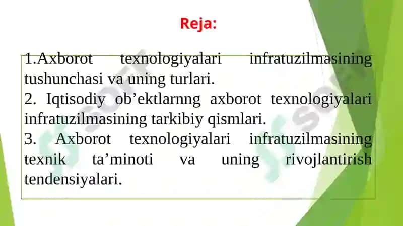 AXBOROT TEXNOLOGIYA-LARINING INFRATUZILMASI 2