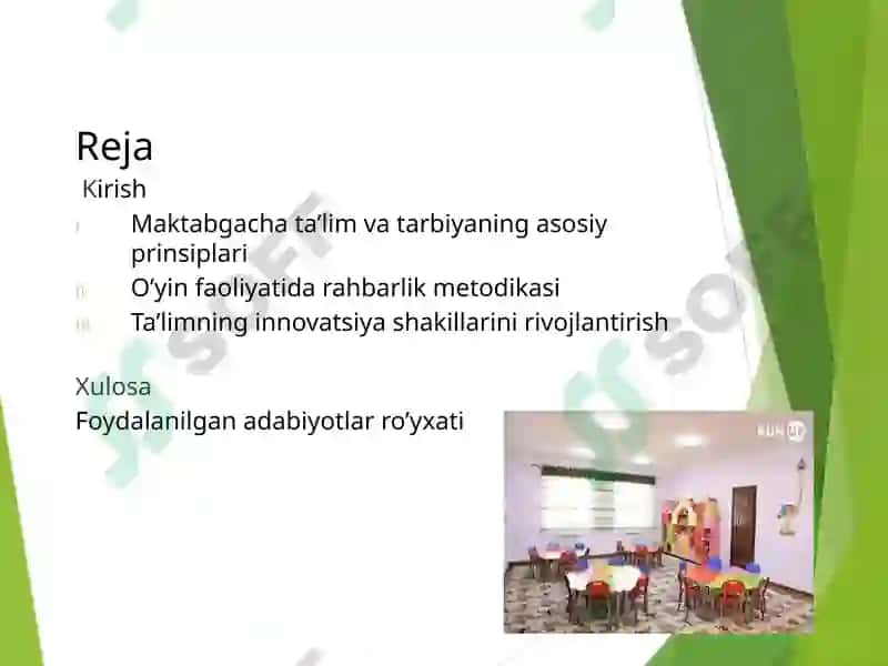 “Maktabgacha ta’im muassasasida ta’lim-tarbiya ishlariga rahbarlik qilish” 2