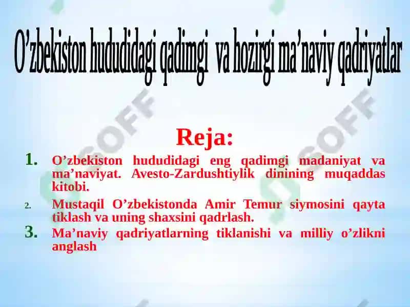 Ma’naviyat asoslari 2