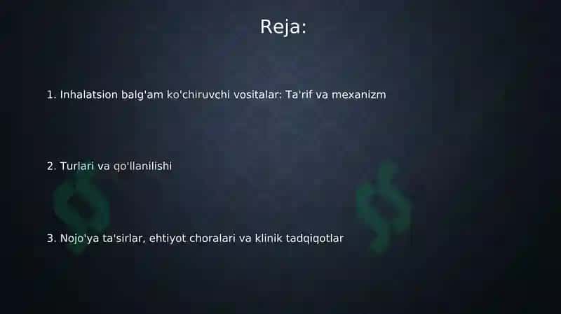 ингалятор балгамлар 2