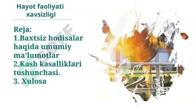 Baxtsizhodisalar va kasbkasalliklari 2