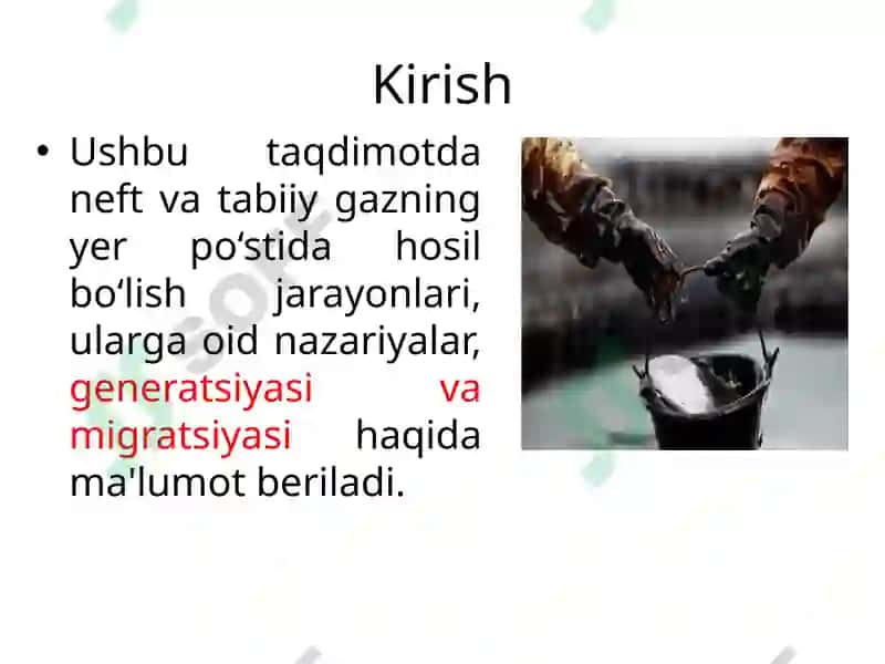 NEFT VA TABIIY GAZNING YER PO‘STIDA HOSIL BO‘LISHI VA SILJISHI 2