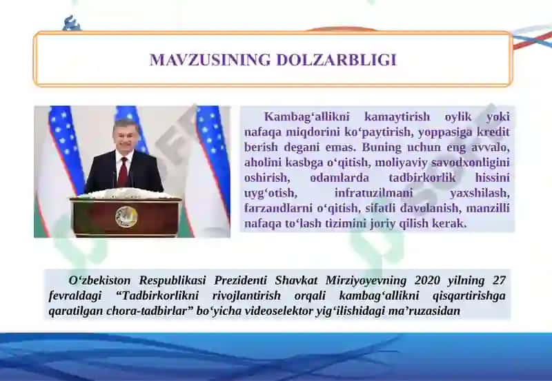 Iqtisodiy savodxonlik asosi 2