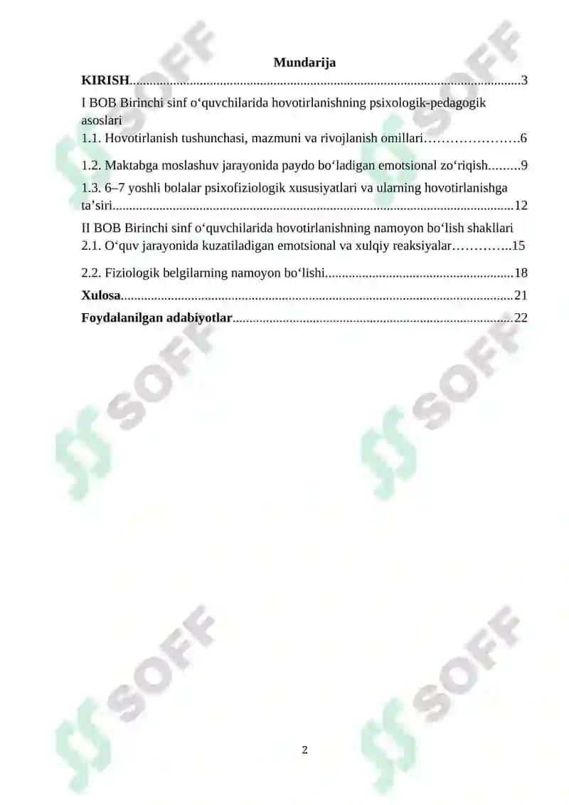 Hovotirlanishning psixologik-pedagogik asoslari 2