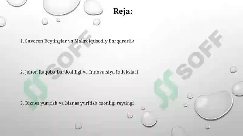 Biznes yuritish reytingi 2