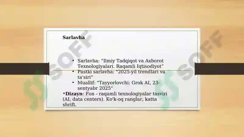 Ilmiy Tadqiqot va Axborot Texnologiyalari. Raqamli Iqtisodiyot 2