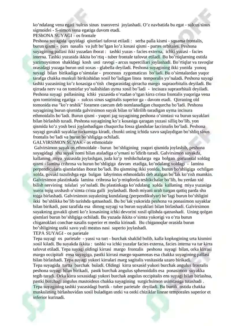 Kalla suyagi miya va yuz qismlarining tuzilishi va birikishi 2