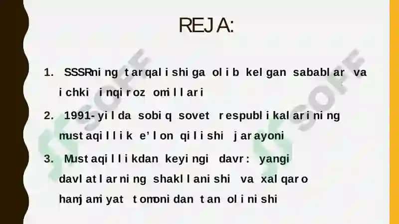 SSSRning tarqalishi 2