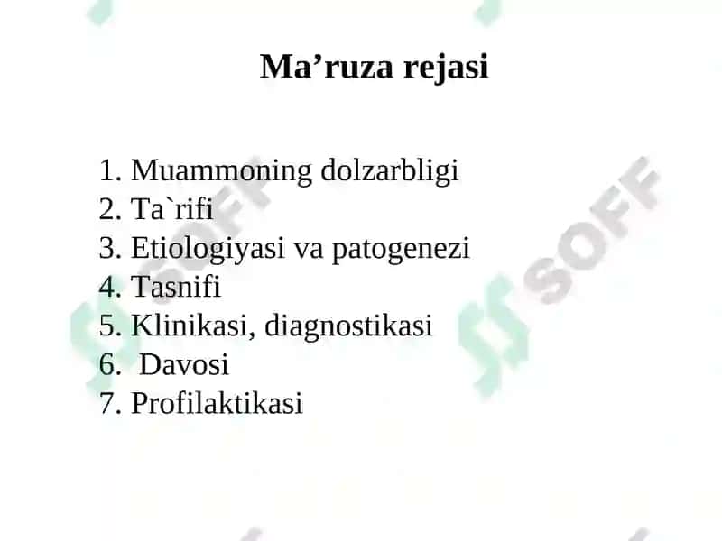 Ichki kasalliklar propedevtikasi 2