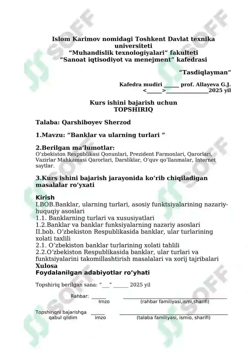 Banklar va ularning turlari 2