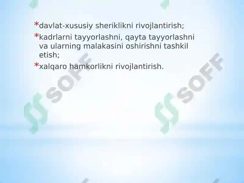 INOVATSION FAOLIYATNI DAVLAT TOMONIDAN QO'LLAB QUVVATLANISHI 2
